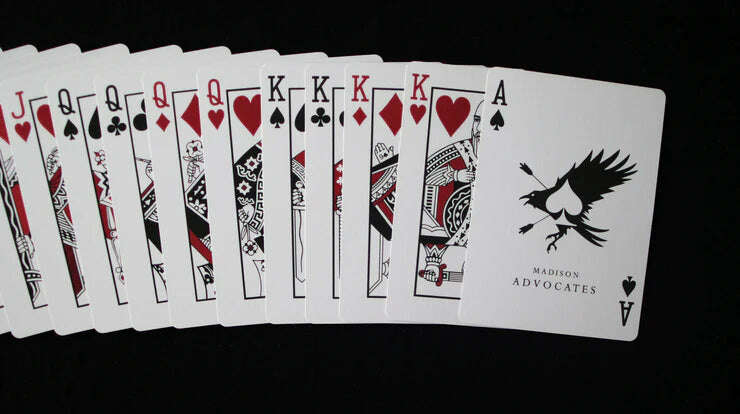 PlayingCardDecks.com-Madison Advocates Black Playing Cards