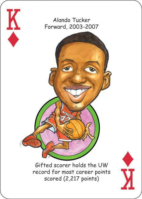 PlayingCardDecks.com-Wisconsin Football & Basketball Heroes Playing Cards