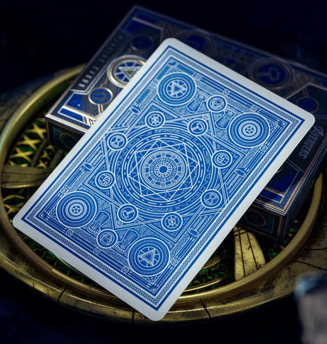Avengers Space Stone Blue Edition Playing Cards: A Marvelous Tribute