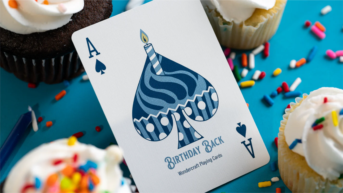 Bicycle Birthday Back Playing Cards β Celebrate in Style! π