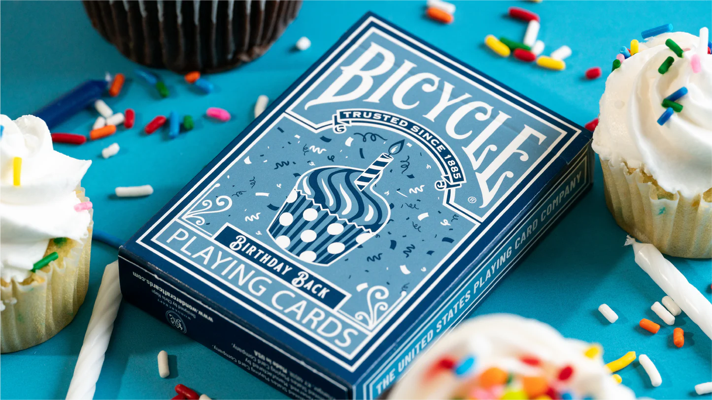Bicycle Birthday Back Playing Cards β Celebrate in Style! π