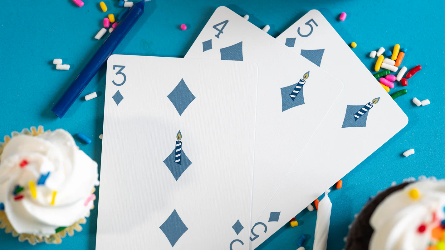 Bicycle Birthday Back Playing Cards β Celebrate in Style! π