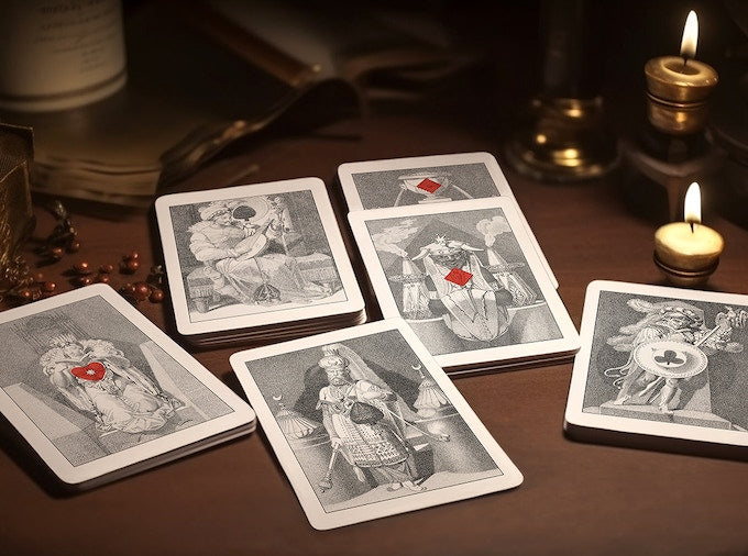 Ackermann Bartlett 1818 Gilded Transformation Playing Cards USPCC