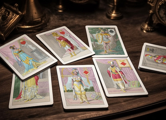 Ackermann Bartlett 1818 Gilded Transformation Playing Cards USPCC