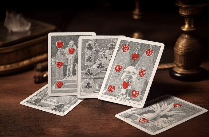 Ackermann Bartlett 1818 Gilded Transformation Playing Cards USPCC