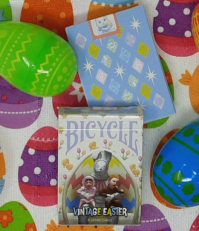 Vintage Easter Bicycle Playing Cards