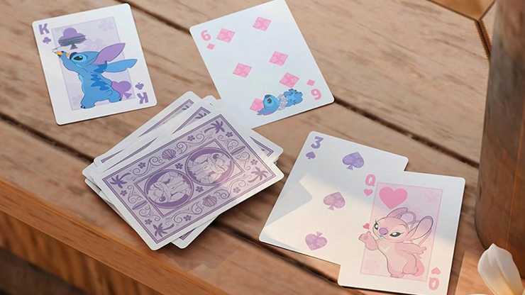 Bicycle Disney Stitch Inspired Playing Cards, Purple