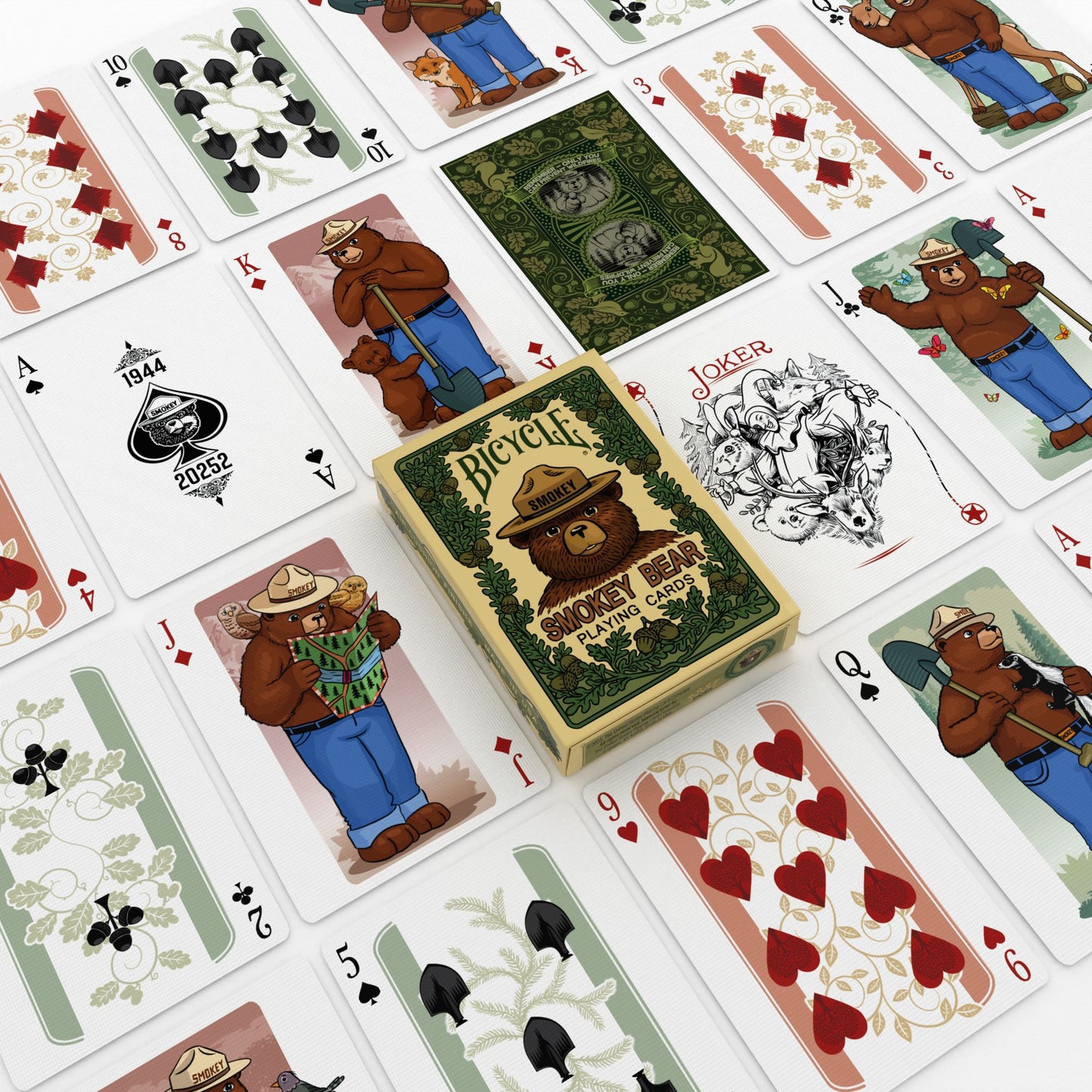 Bicycle Smokey Bear Playing Cards – Funds Wildfire Prevention