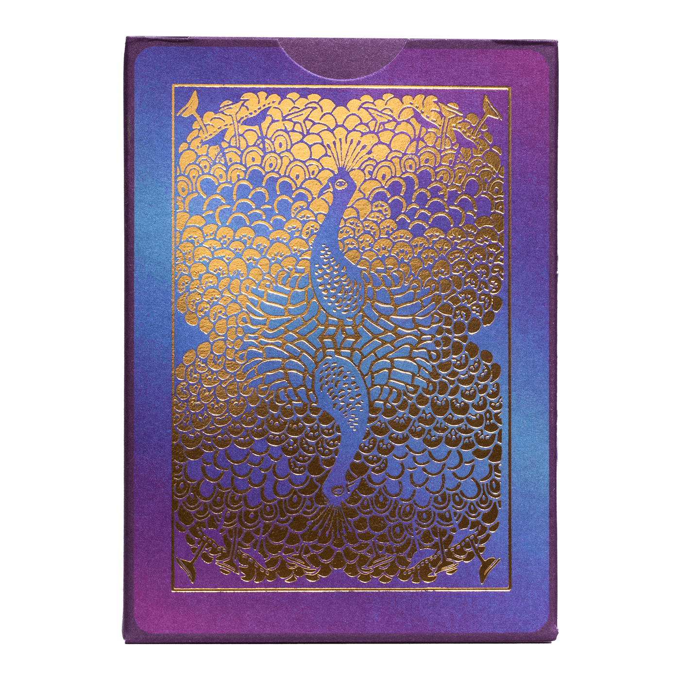 Bicycle Purple Peacock Playing Cards - With New Cold Foiling Tech