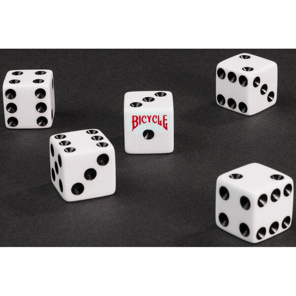 Bicycle Dice 5 Pack - Perfect for Poker and More