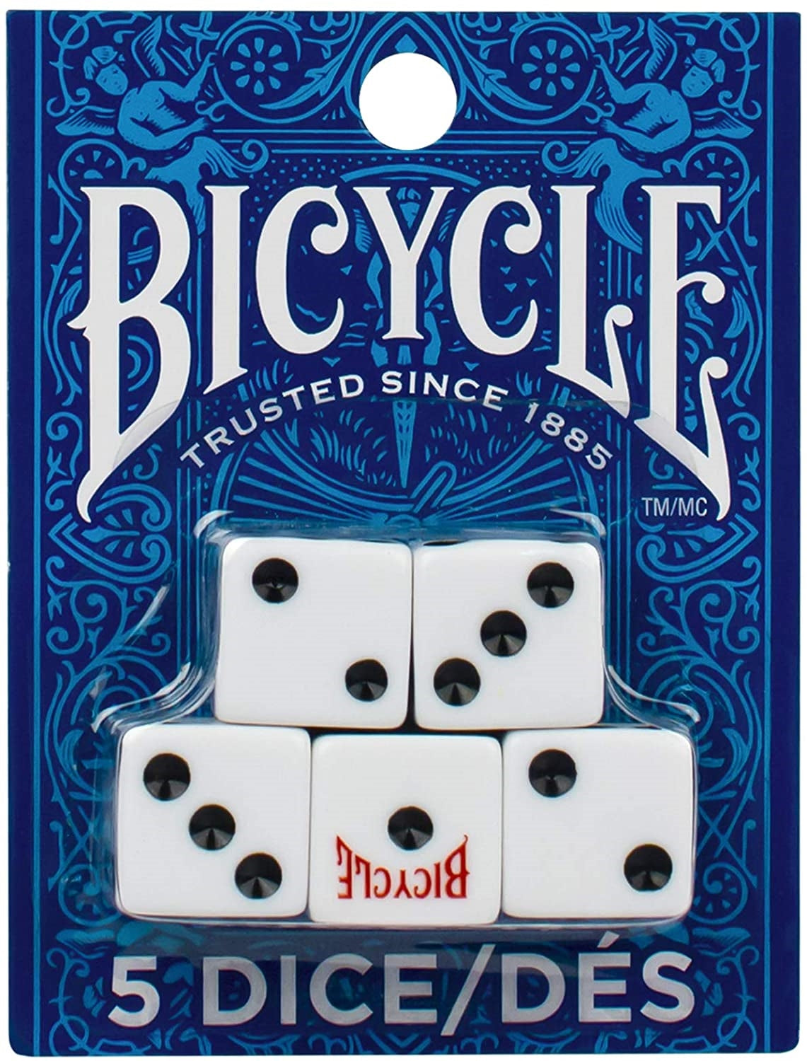Bicycle Dice 5 Pack - Perfect for Poker and More