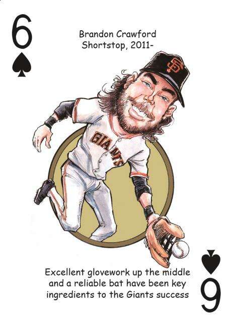 PlayingCardDecks.com-San Francisco Baseball Heroes Playing Cards