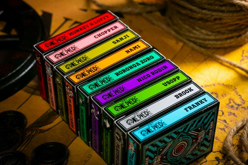PlayingCardDecks.com-One Piece Playing Cards: 9 Decks Set