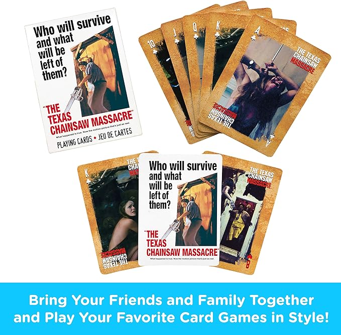 Texas Chainsaw Massacre Playing Cards Aquarius