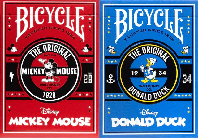 Disney Classic Mickey Mouse and Donald Duck inspired Playing Cards Set