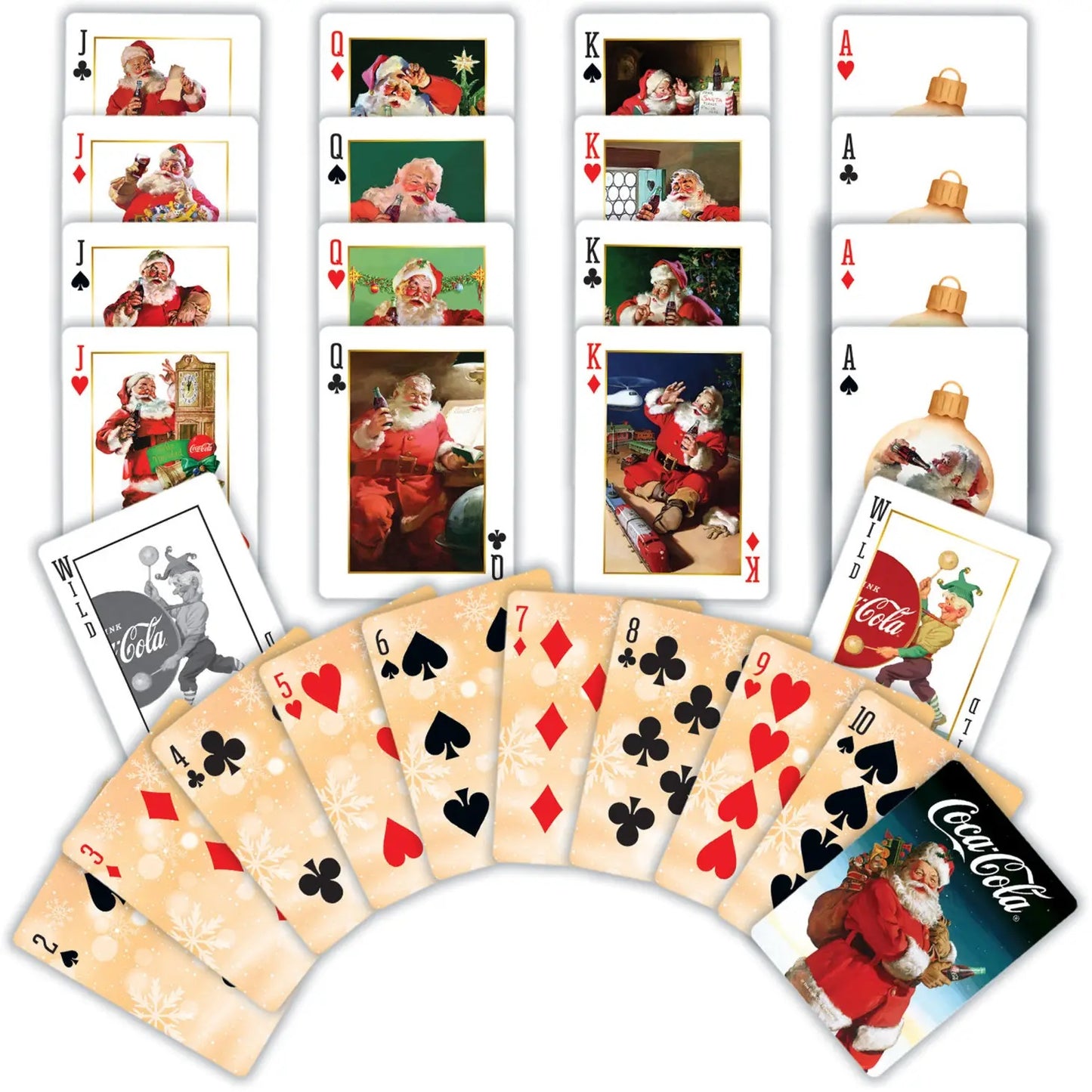 Coca-Cola Vintage Santa Playing Cards