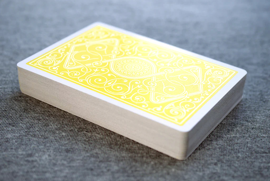 Copperhead v2 Viper Finish-Yellow Playing Cards