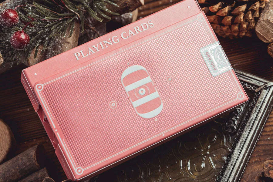 PlayingCardDecks.com-Smoke & Mirrors v9 Pink Deluxe Playing Cards USPCC