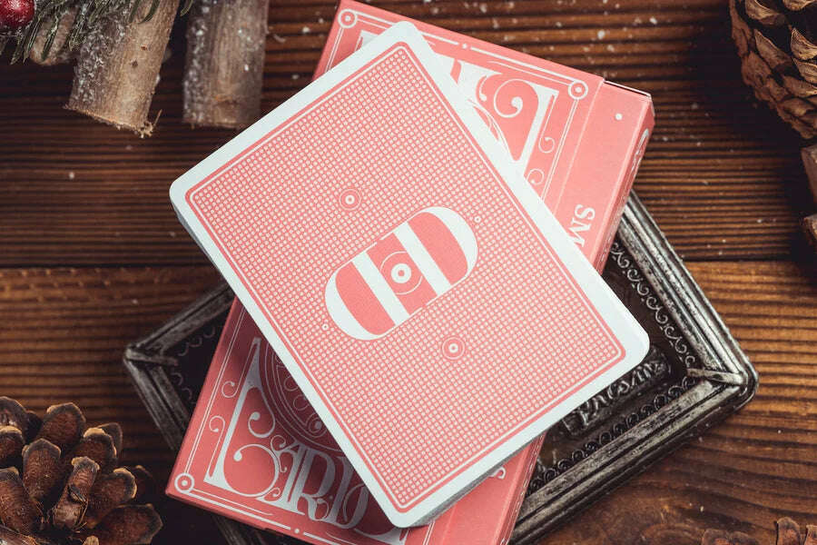PlayingCardDecks.com-Smoke & Mirrors v9 Pink Deluxe Playing Cards USPCC
