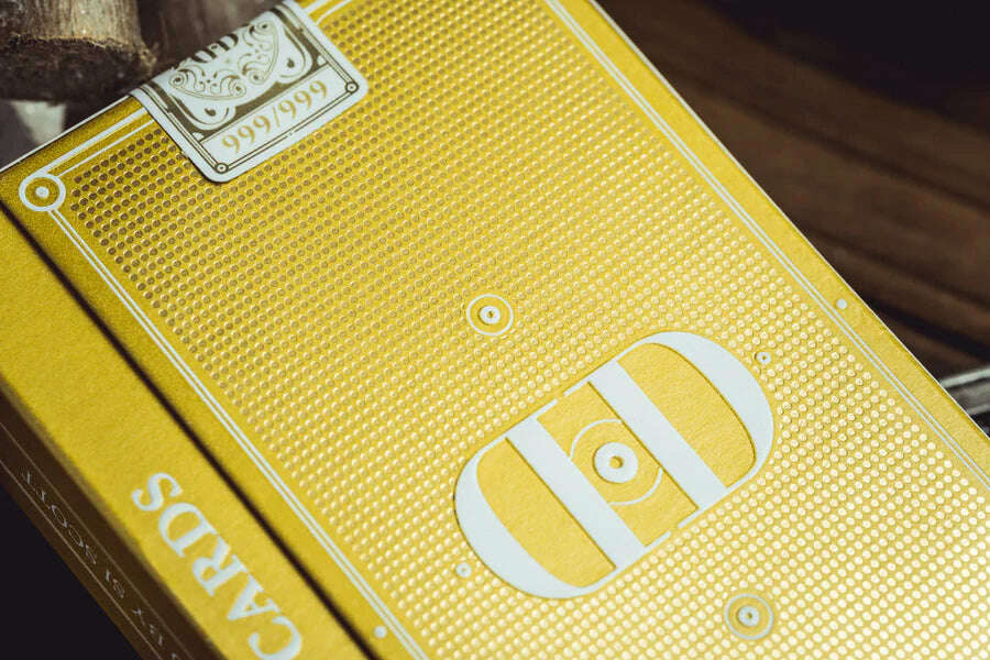 PlayingCardDecks.com-Smoke & Mirrors v9 Gold Deluxe Playing Cards USPCC