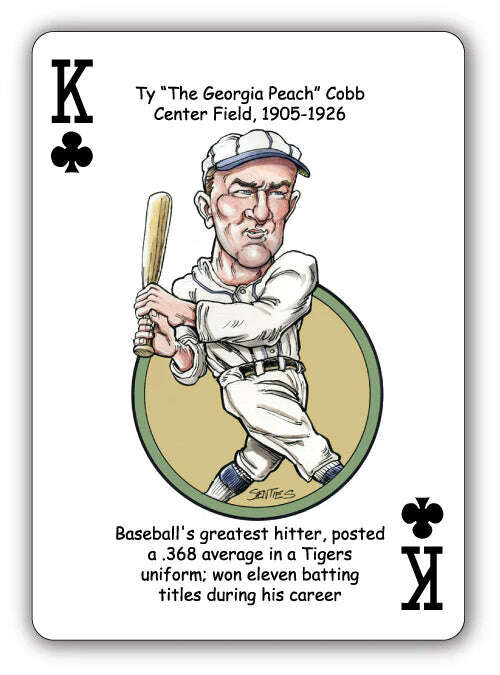 PlayingCardDecks.com-Detroit Baseball Heroes Playing Cards