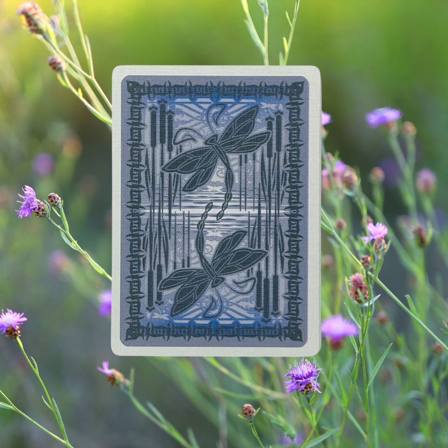 Dragonfly Playing Cards Teal & Lavender Edition - A PCD Original