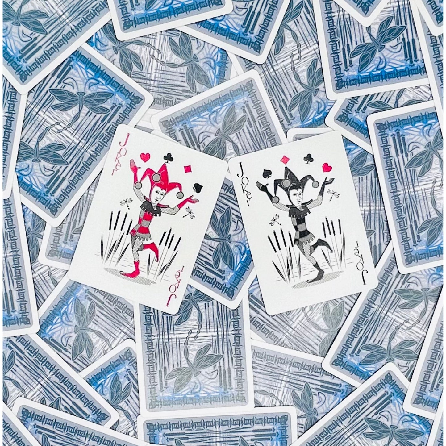 Dragonfly Playing Cards Teal & Lavender Edition - A PCD Original