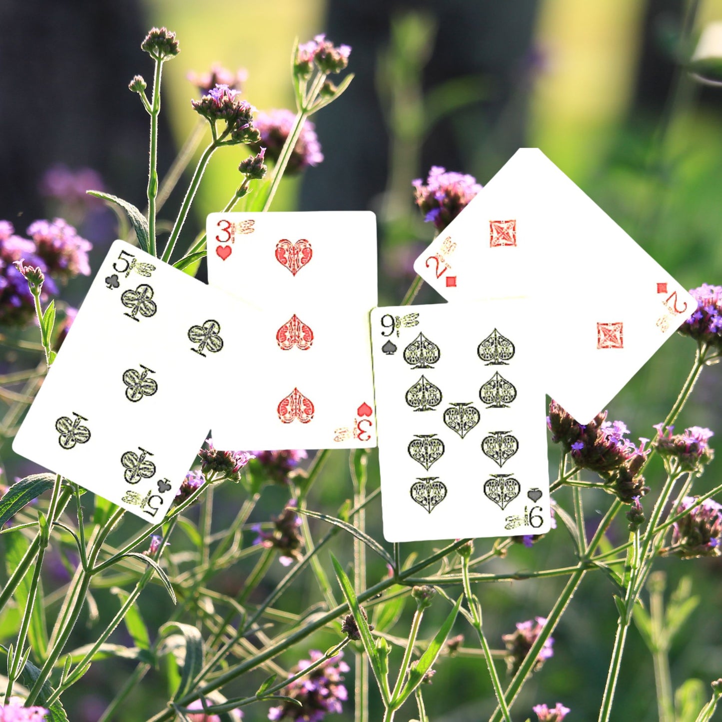 Dragonfly Playing Cards Teal & Lavender Edition - A PCD Original