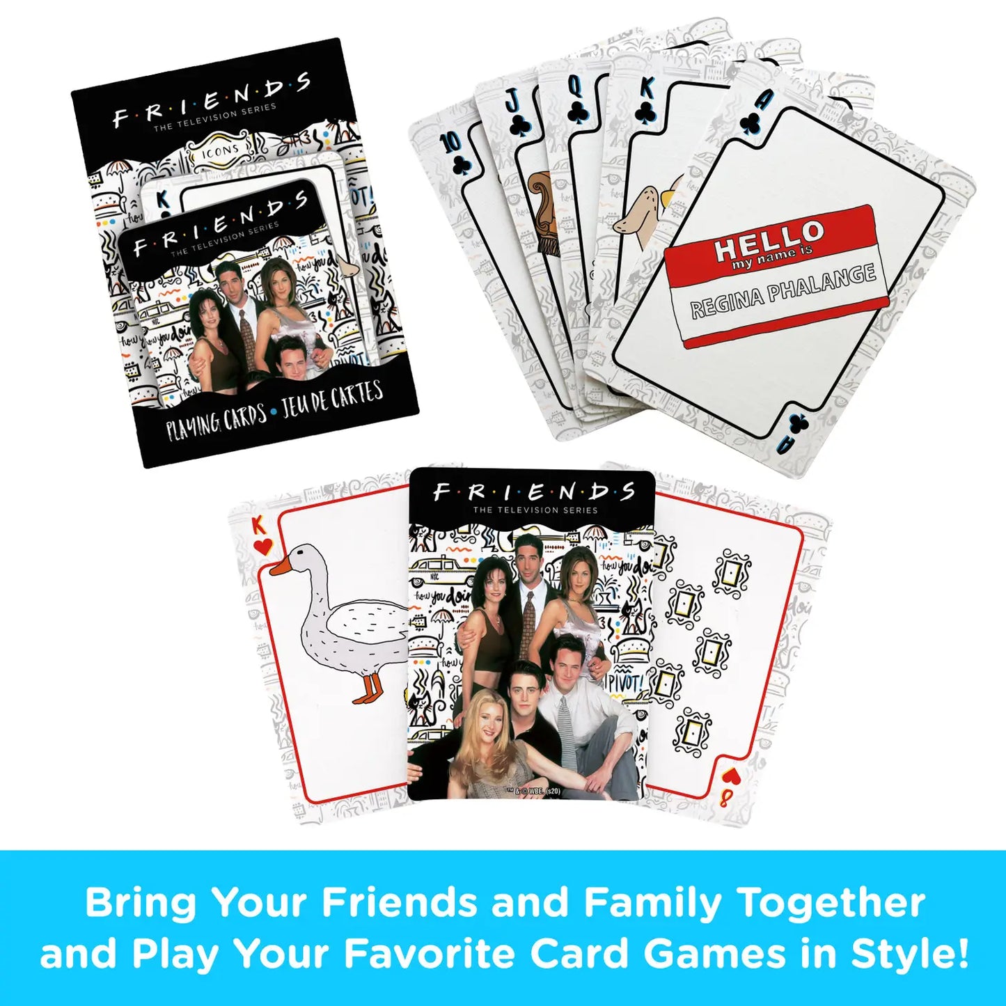 Friends Playing Cards by Aquarius - Iconic TV Series Edition by Aquarius