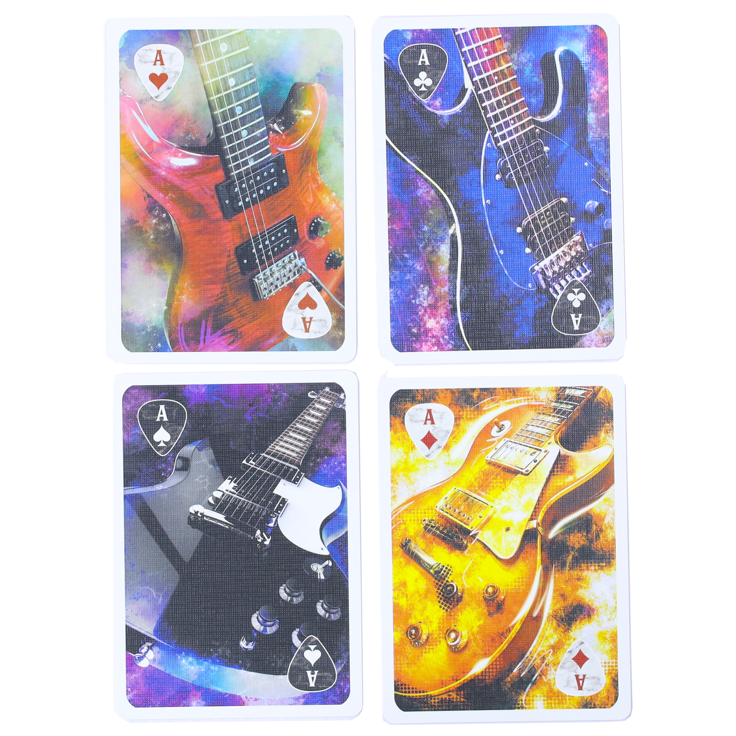 Guitar Odyssey Playing Cards by PCD - Experience the Artistry of Guitars