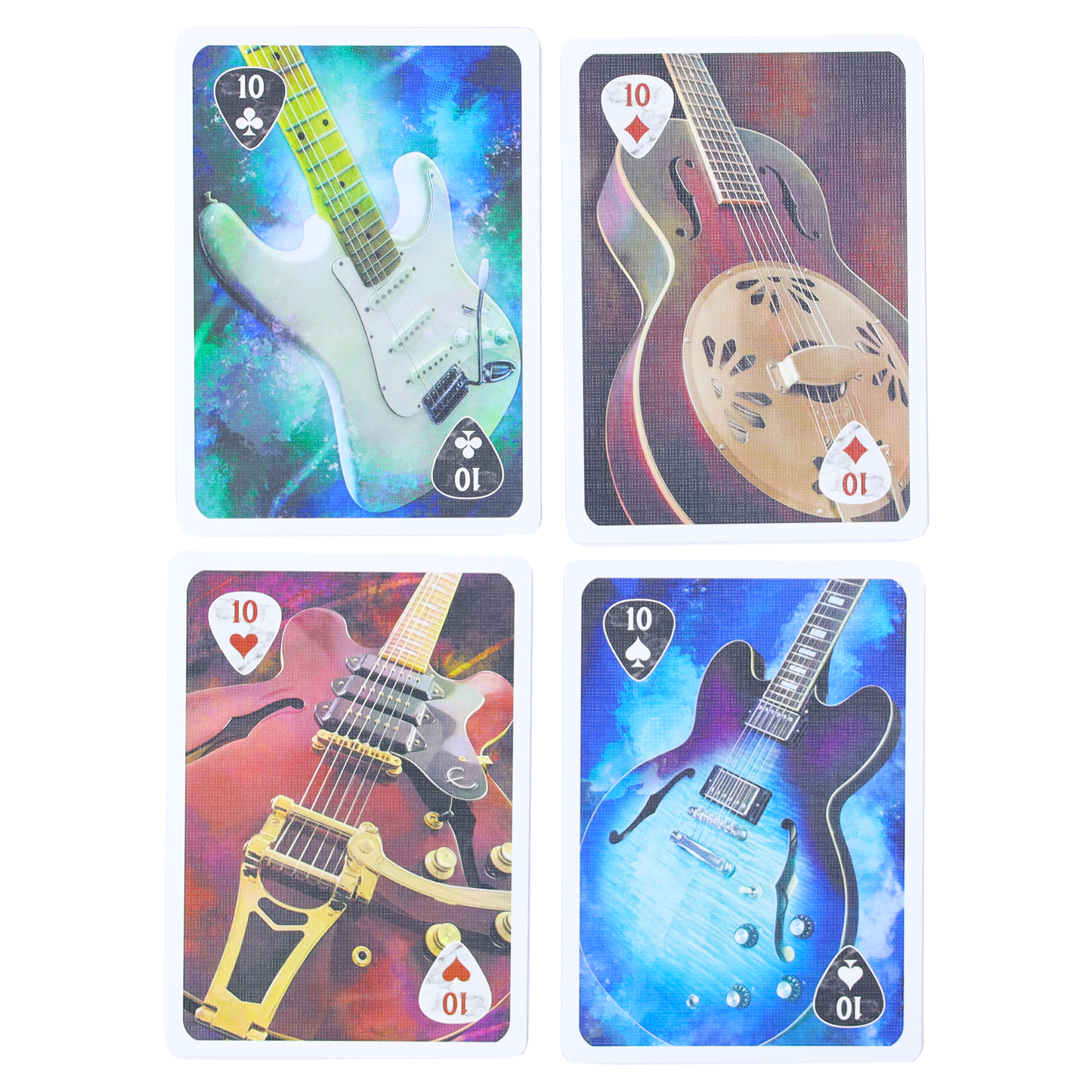 Guitar Odyssey Playing Cards by PCD - Experience the Artistry of Guitars