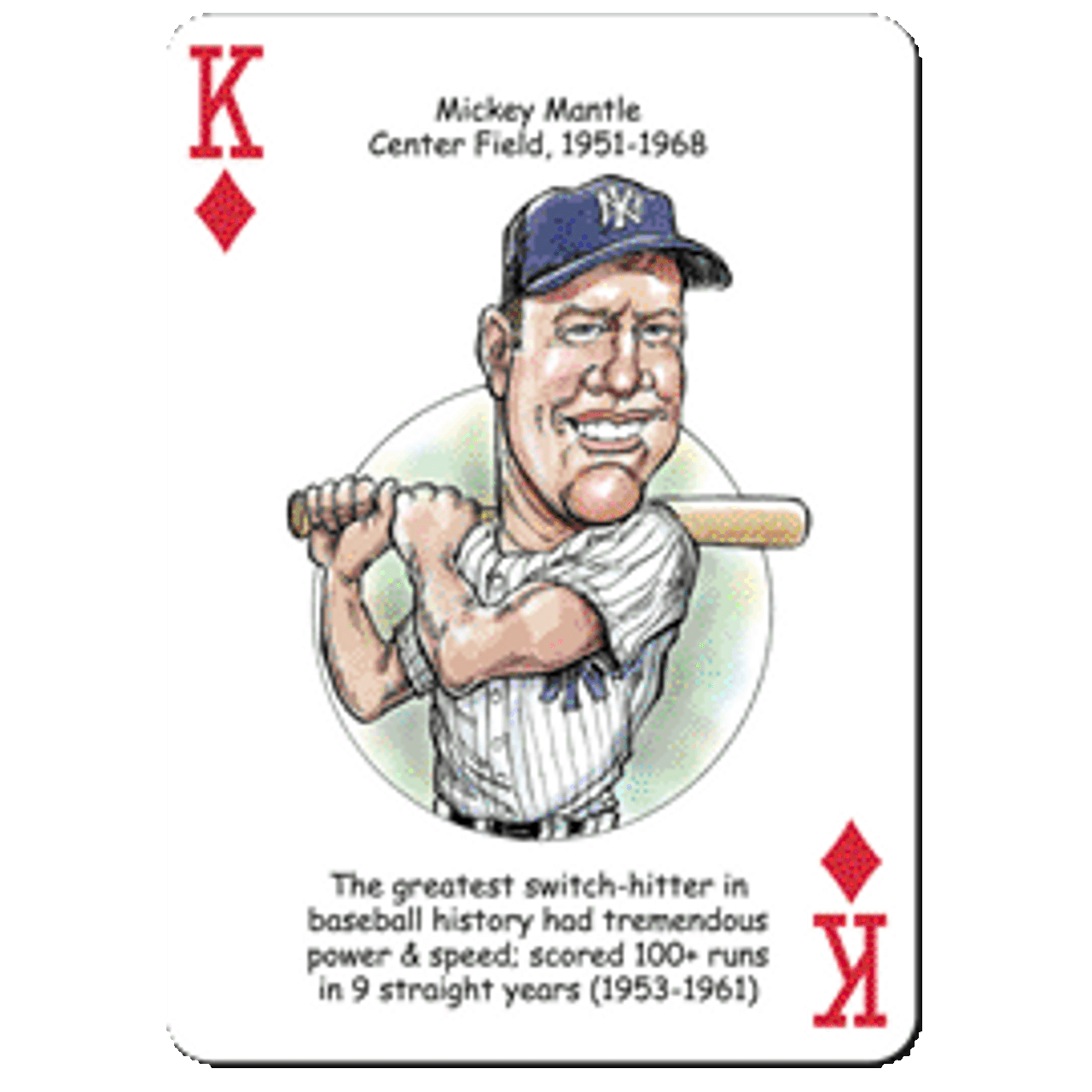 New York Yankees Heroes Playing Cards