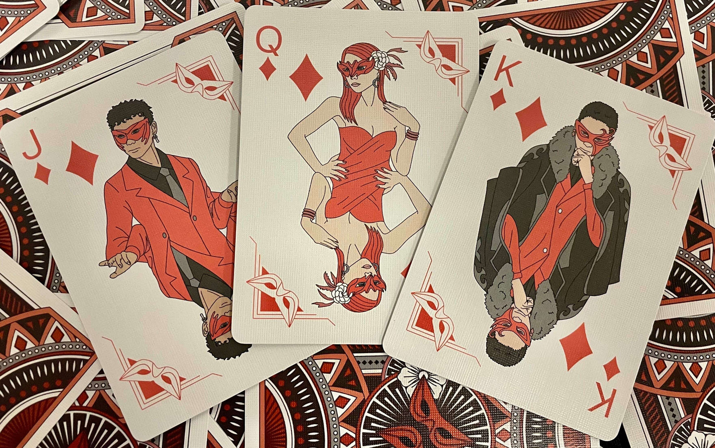 PlayingCardDecks.com-Gilded Masquerade Bicycle Playing Cards