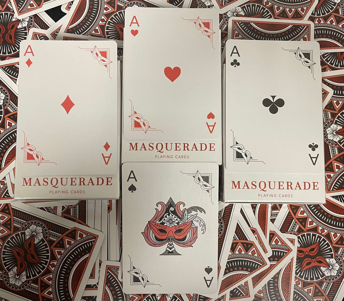 PlayingCardDecks.com-Gilded Masquerade Bicycle Playing Cards