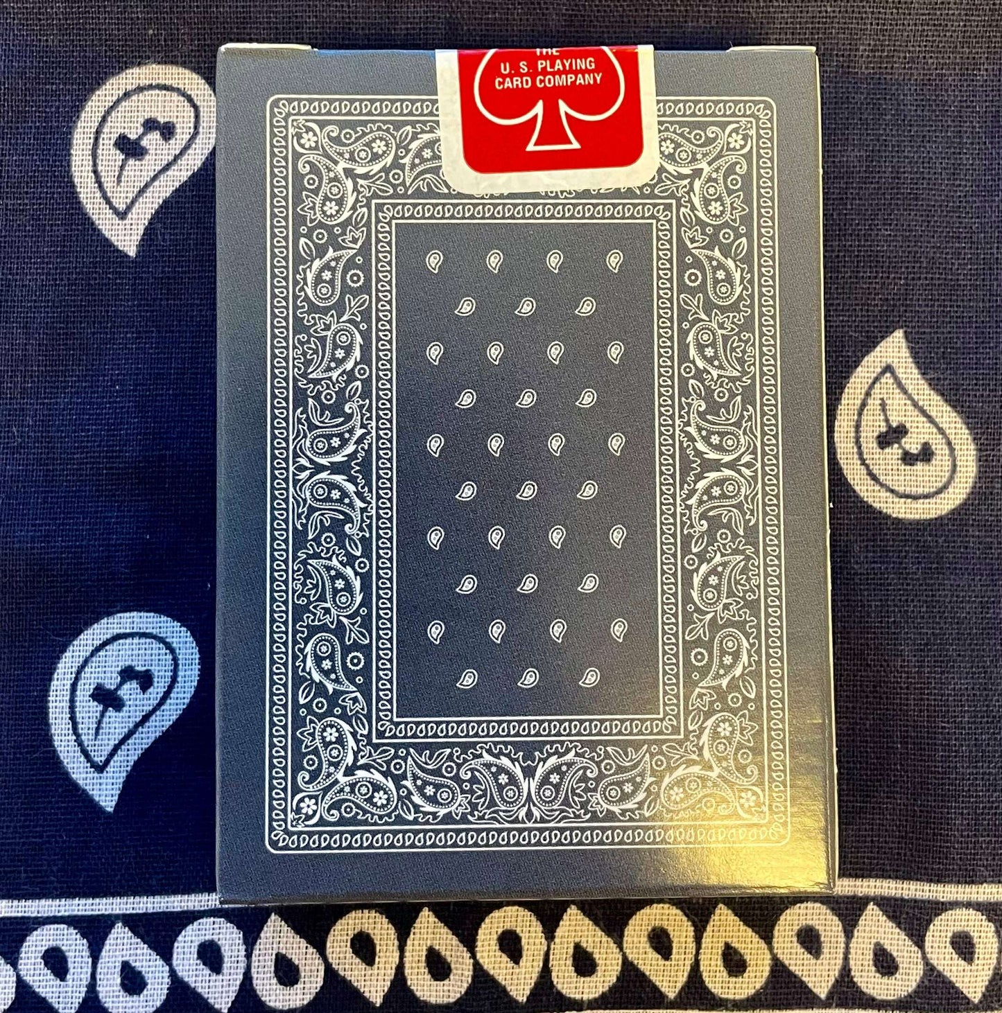 PlayingCardDecks.com-Bicycle Bandana Blue Playing Cards