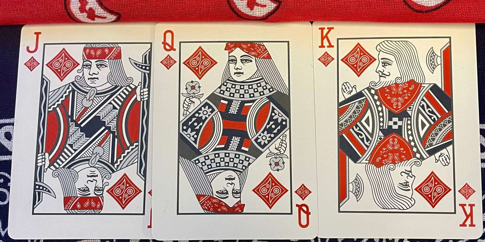 PlayingCardDecks.com-Bicycle Bandana Playing Cards 2-Deck Set