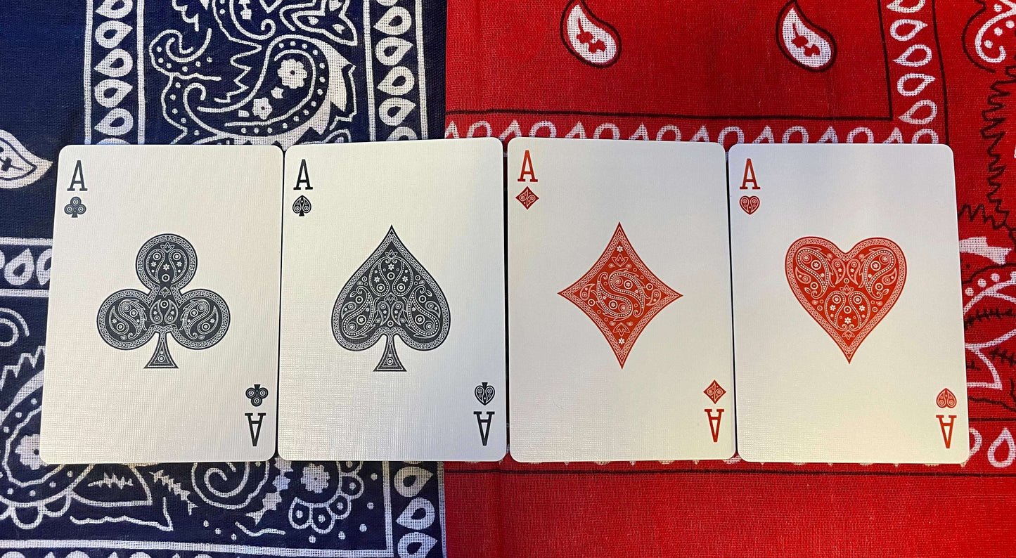 PlayingCardDecks.com-Bicycle Bandana Playing Cards 2-Deck Set
