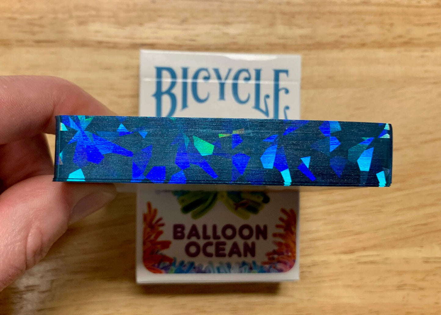 PlayingCardDecks.com-Balloon Ocean Gilded Bicycle Playing Cards