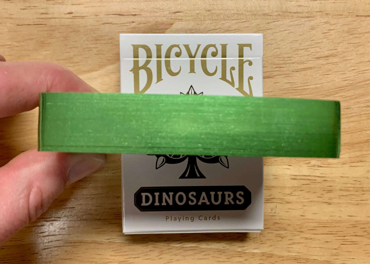 PlayingCardDecks.com-Dinosaurs Gilded Bicycle Playing Cards