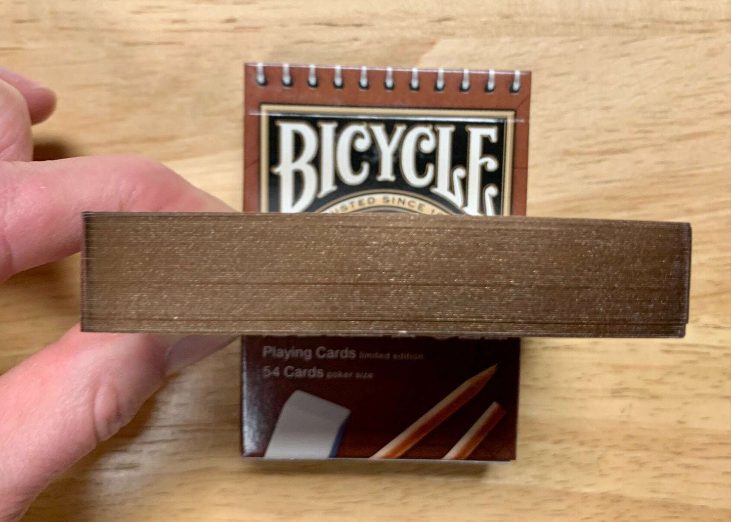 PlayingCardDecks.com-Sketch Gilded Bicycle Playing Cards