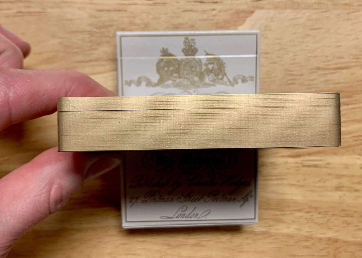 PlayingCardDecks.com-Geographical Gilded Playing Cards USPCC