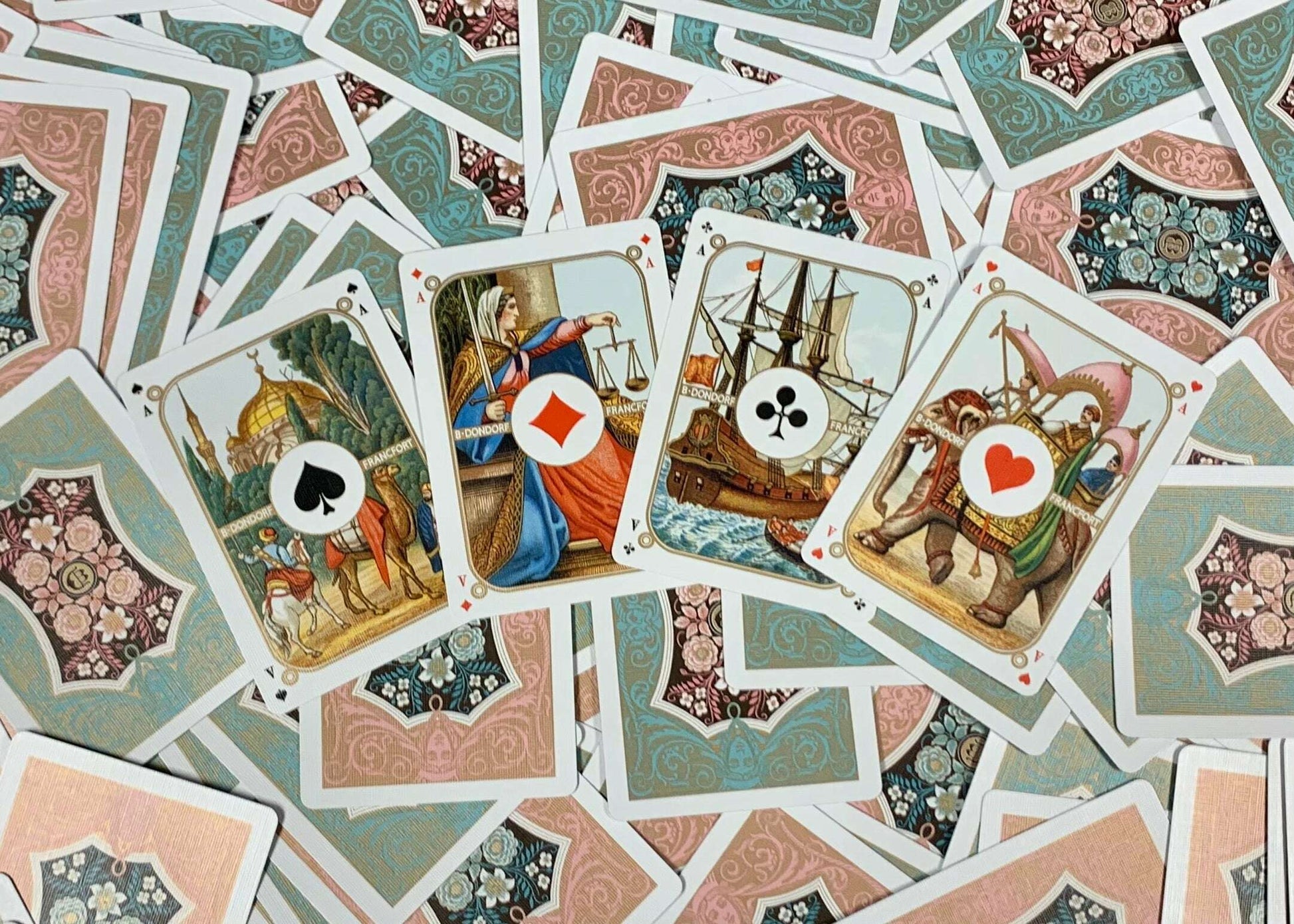 PlayingCardDecks.com-Four Continents Playing Cards USPCC