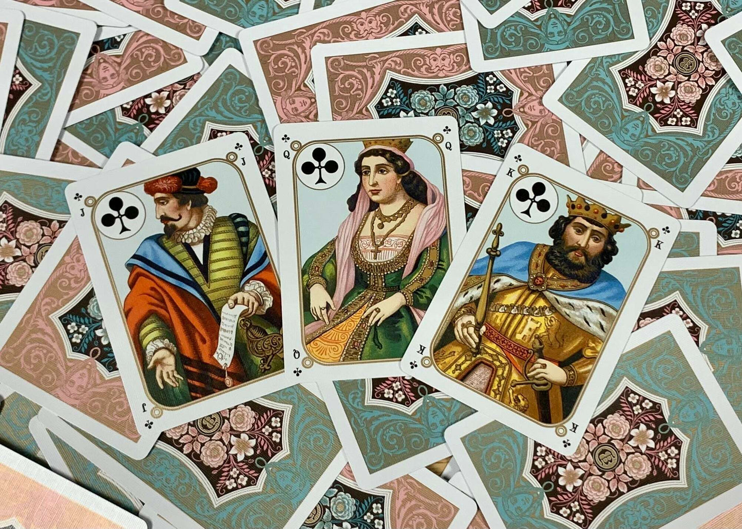 PlayingCardDecks.com-Four Continents Gilded Playing Cards USPCC