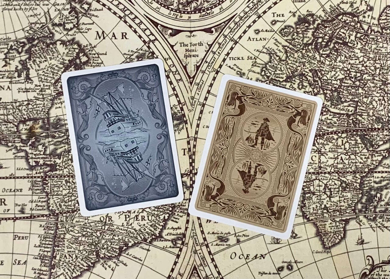 PlayingCardDecks.com-Neptune's Graveyard Gilded Bicycle Playing Cards