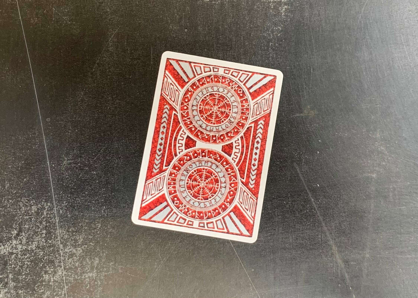 PlayingCardDecks.com-Runes v2 Gilded Bicycle Playing Cards