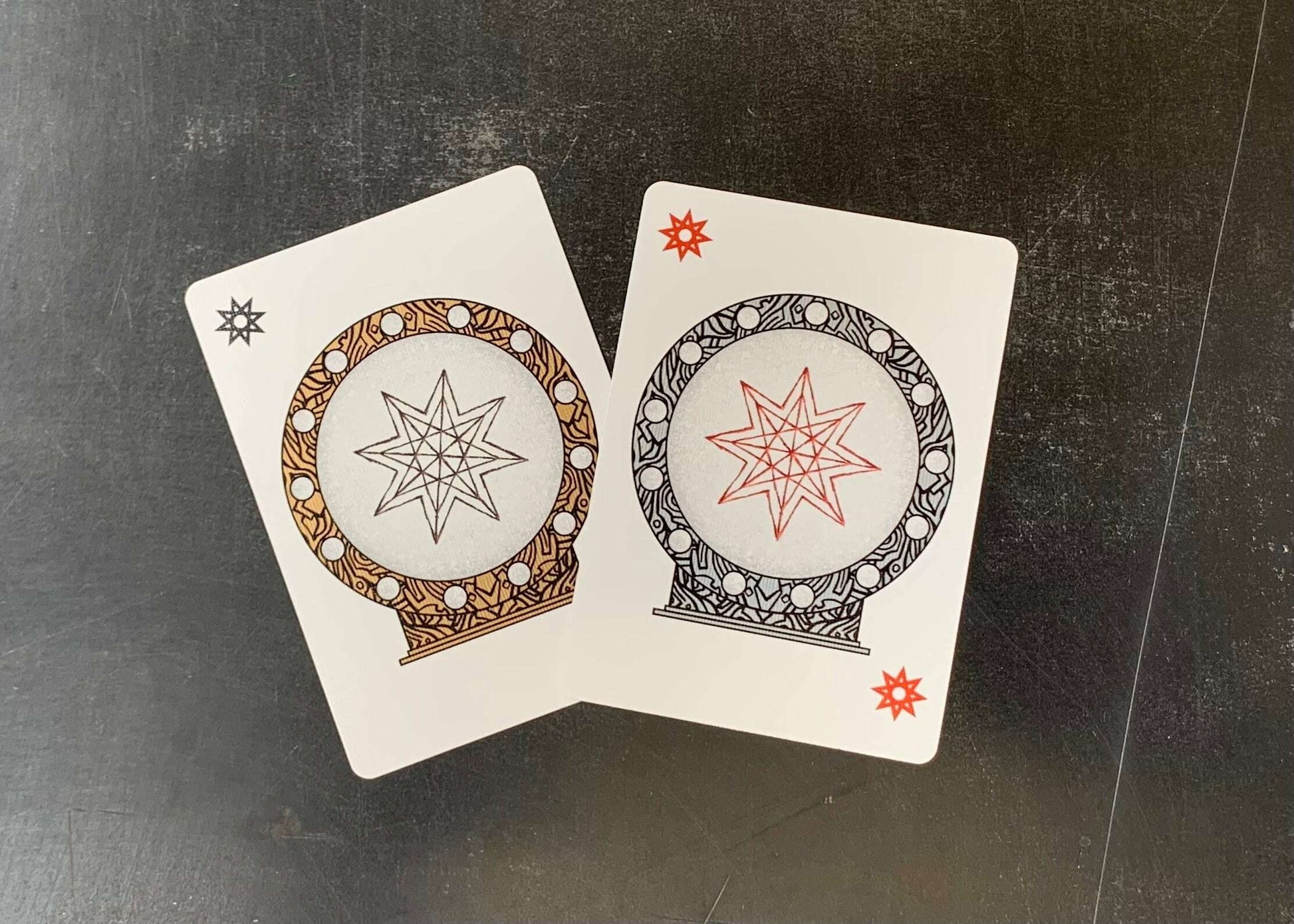 PlayingCardDecks.com-Runes v2 Bicycle Playing Cards