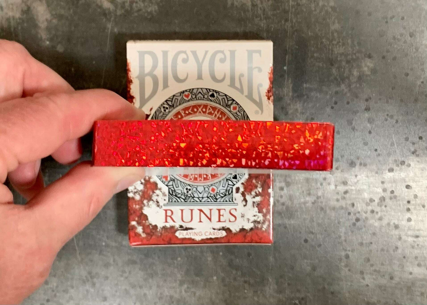 PlayingCardDecks.com-Runes v2 Gilded Bicycle Playing Cards