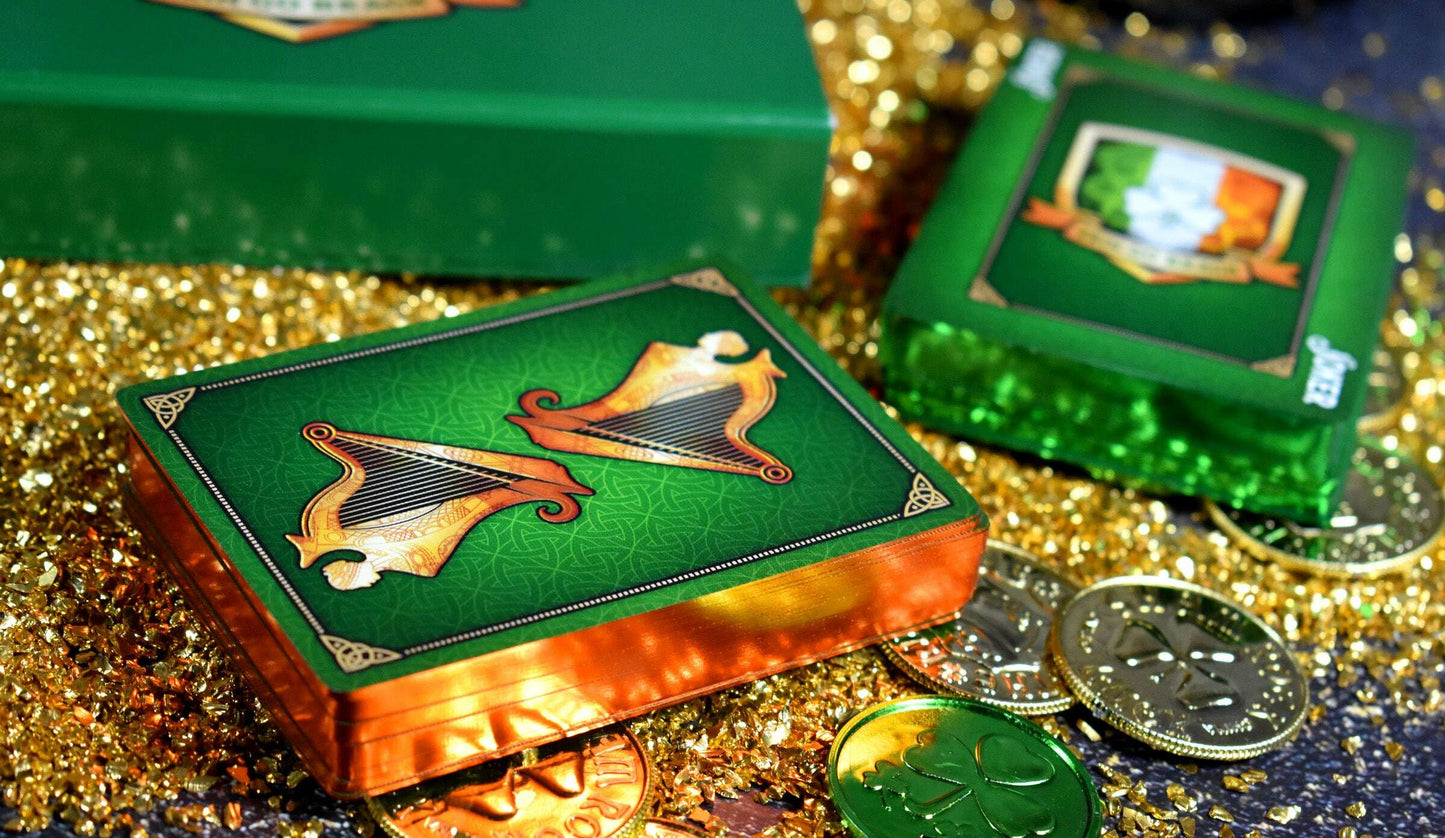PlayingCardDecks.com-Ireland Gilded Set LPCC