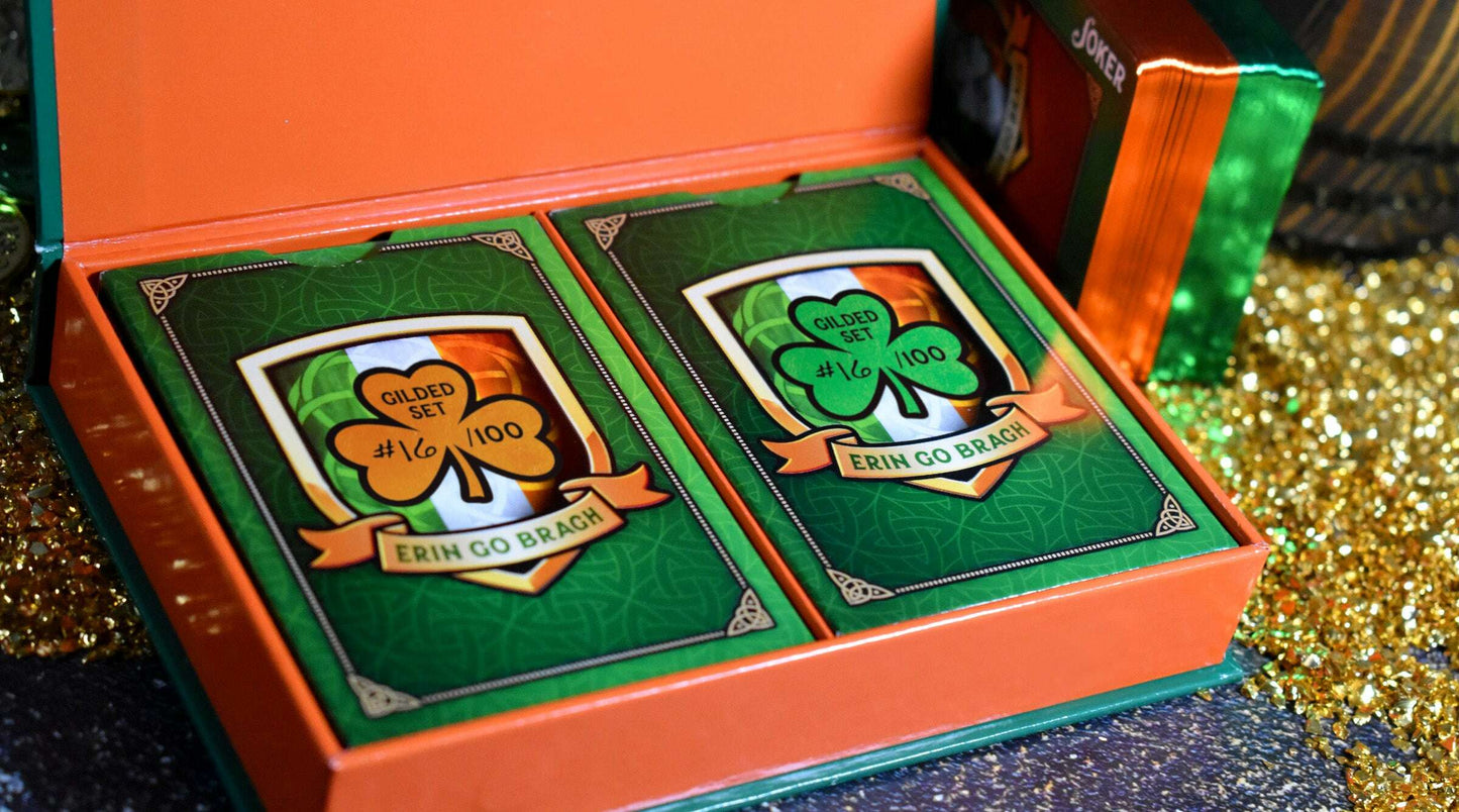 PlayingCardDecks.com-Ireland Gilded Set LPCC