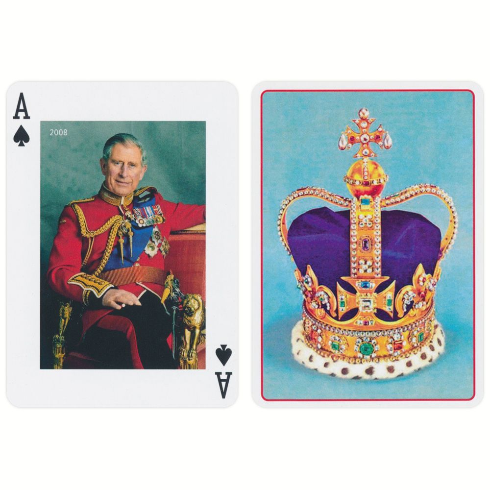 King Charles III Playing Cards by Piatnik